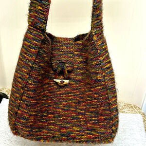 ETHNIC HIPPIE BABA COOL BOBO BAG in recycled silk from Nepal,